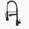 Kitchen Faucet with Pull Down Sprayer, Touch On Single Handle 2- Function Stainless Steel Spring Neck, Single Hole Installation[Unable ship weekends