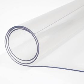 Clear Table Protector Mat -2.0mm Thickness Waterproof Heavy Duty PVC Table Cover For Dining Room Table (Option: 28x48inches)