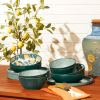 Bamboo Melamine 12-Piece Dinnerware Set