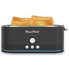 4-Slice Toaster, 7 Browning Settings, Defrost/Reheat Functions, Removable Crumb Tray, Full body Stainless Steel Housing, Anti-Fingerprint, Anti-Jam